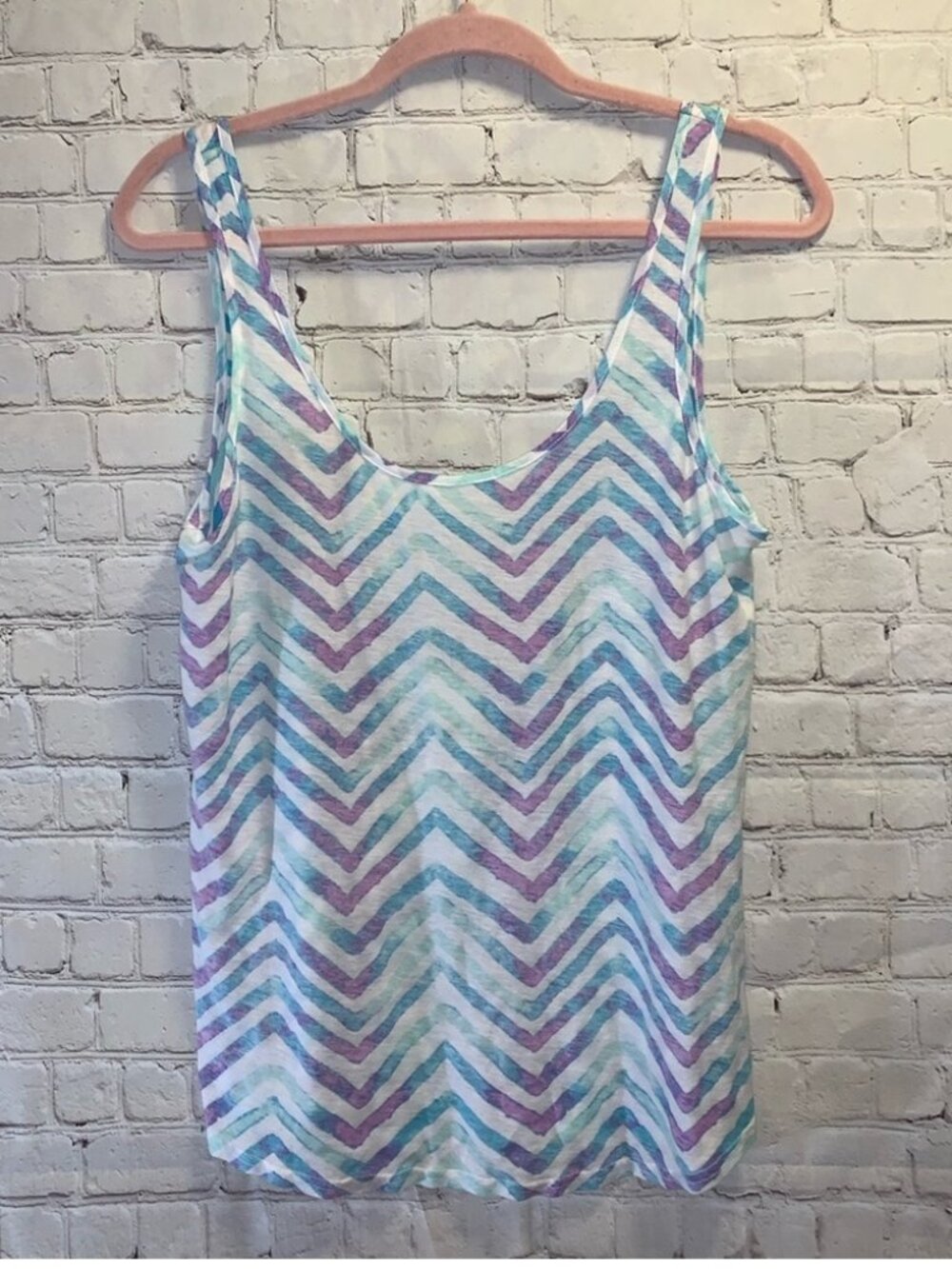 PINK VS Chevron Print Tank Top